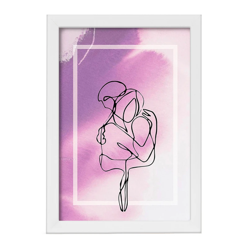 تابلو خندالو مدل عاشقانه مینیمال کد F11495