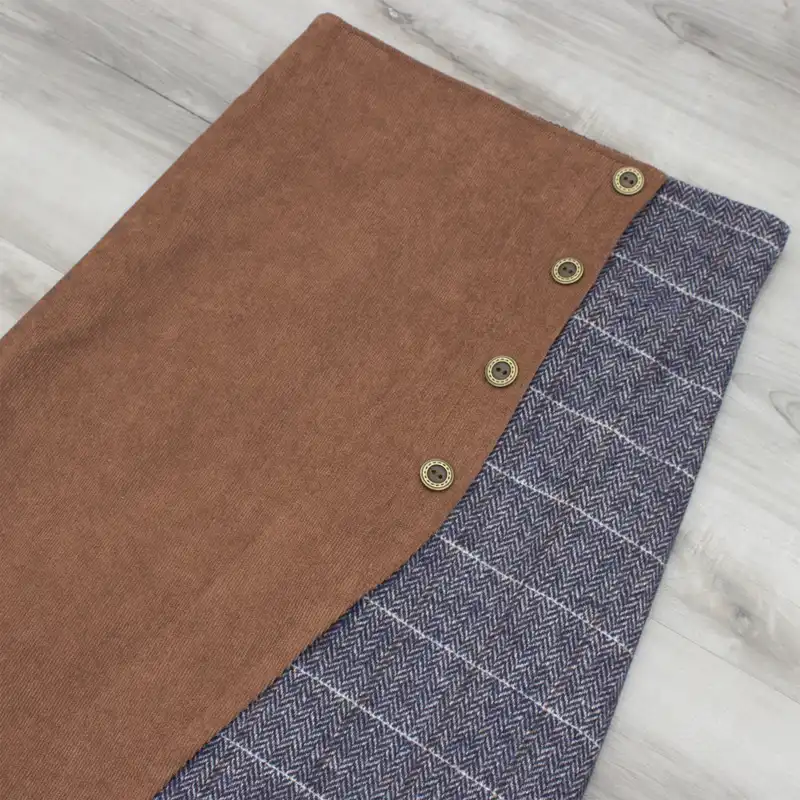 دامن زنانه مدل فون مخمل و پشمی کد BB