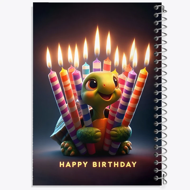 دفتر نقاشی 50 برگ خندالو طرح تولدت مبارک کد F6546