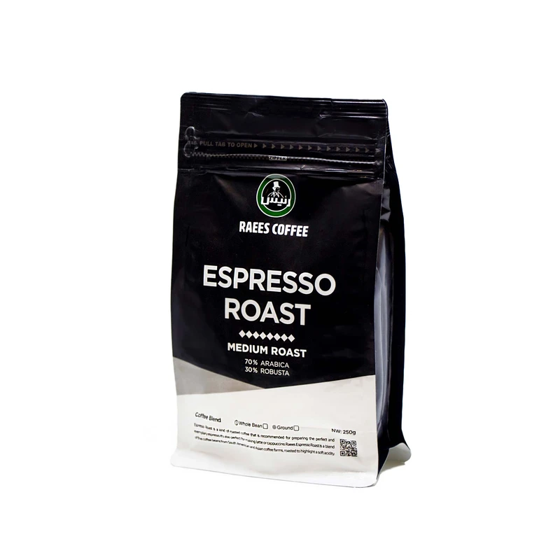 دانه قهوه اسپرسو روست رئیس -250 گرم