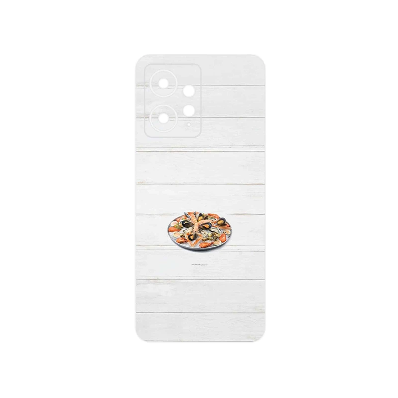 برچسب پوششی ماهوت مدل Seafood مناسب برای گوشی موبایل شیائومی Redmi Note 12 4G