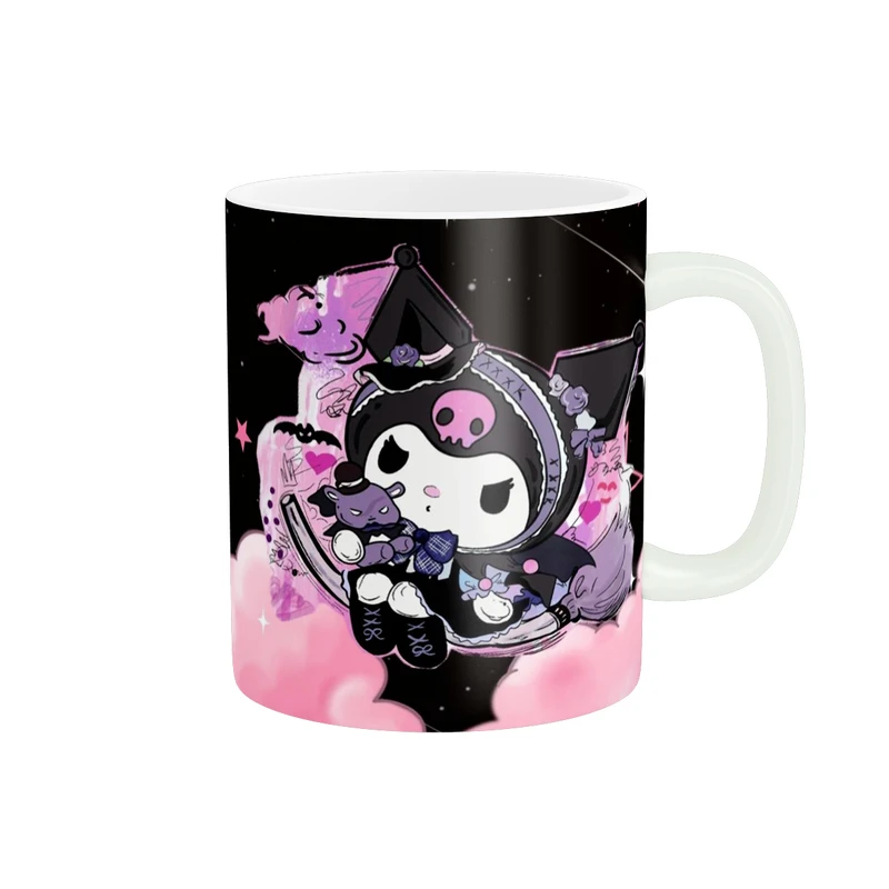 ماگ پاد آفرین مدل عروسک کیوت و فانتزی کرومی کد 637