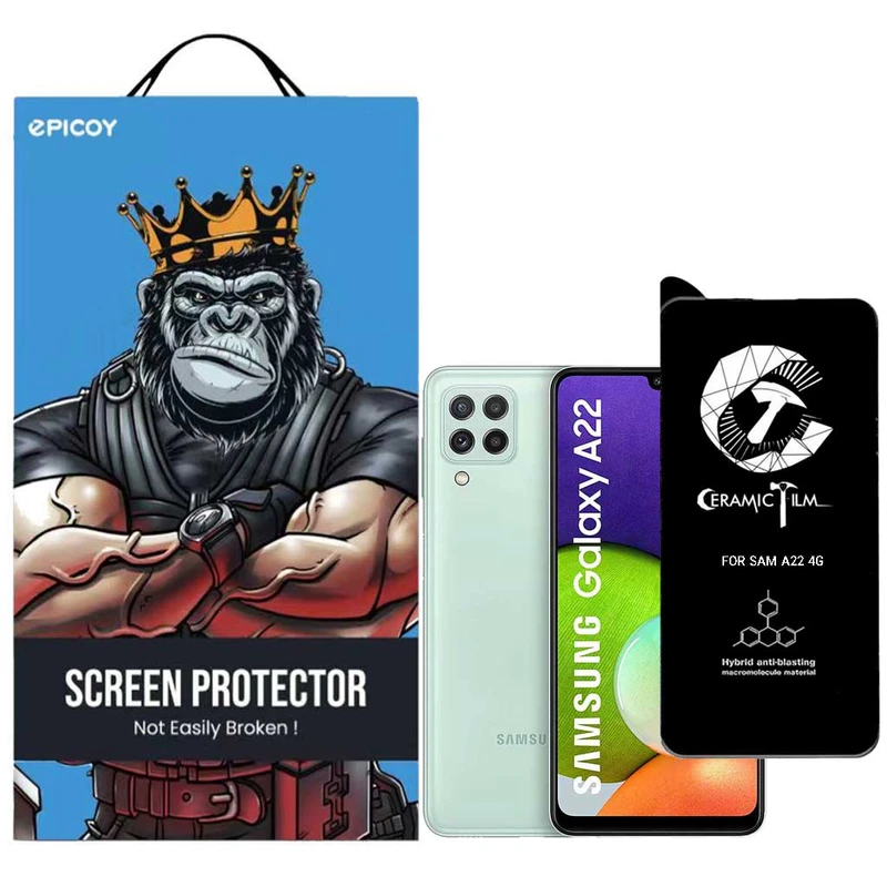 محافظ صفحه نمایش سرامیکی اپیکوی مدل CR7 مناسب برای گوشی موبایل سامسونگ Galaxy A22 4G