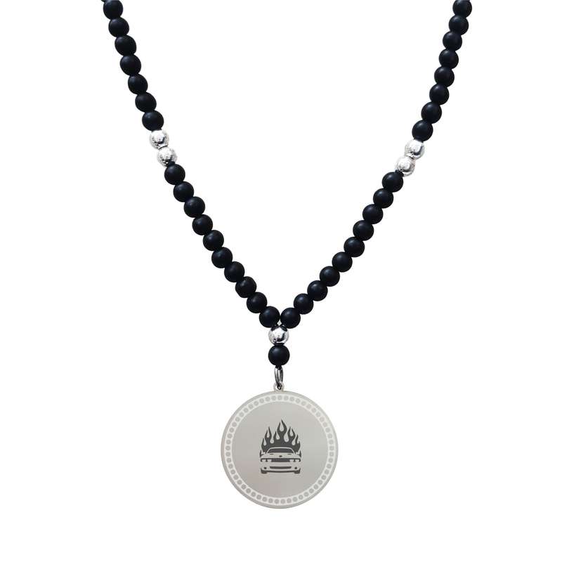 گردنبند مردانه ترمه ۱ مدل ماشین کد OXS1032