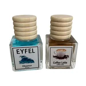 خوشبوکننده هوا خودرو ایفل مدل کافه لته و اقیانوس کد Coffe Latte-Ocean حجم 10 میلی‌ لیتر بسته 2 عددی