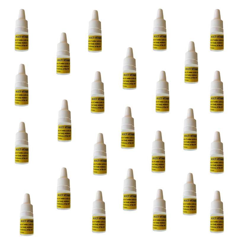 قطره مولتی ویتامین پرندگان مدل Golden Total حجم 125 میلی لیتر مجموعه 25 عددی