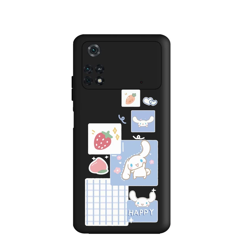 کاور قاب گارد طرح خرگوش فانتزی کد t6107 مناسب برای گوشی موبایل شیائومی Poco M4 Pro 4G