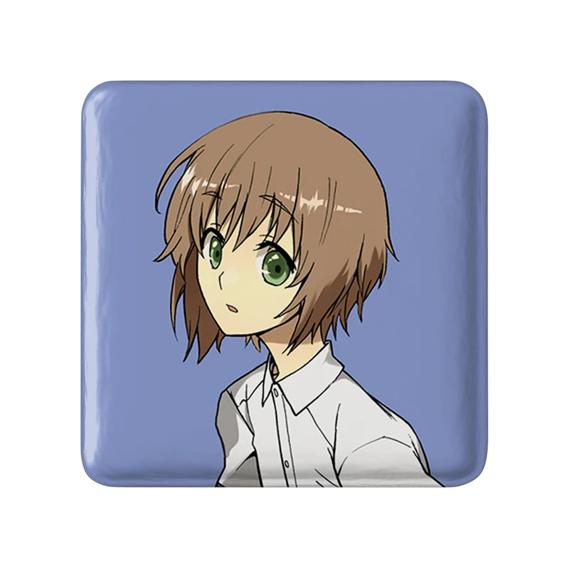 پیکسل خندالو طرح یویا و نائویا انیمه دیگری مدل مربعی کد 32025