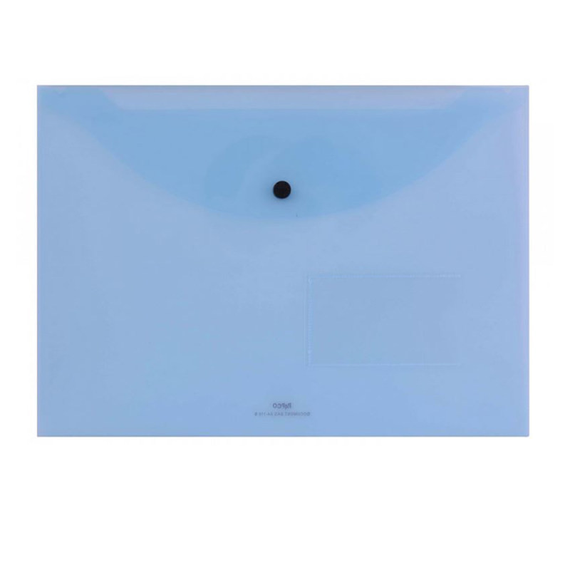 پوشه دکمه دار پاپکو مدل A4 BT 116 بسته 12 عددی