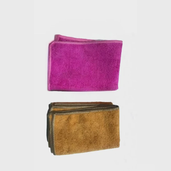 دستمال نظافت میکروفایبر ناب فایبر خودرو کد B1 بسته 2 عددی