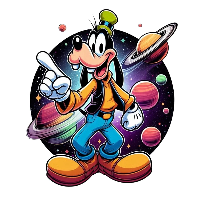 استیکر پارچه و لباس پاد آفرین مدل کارتونی کد S224