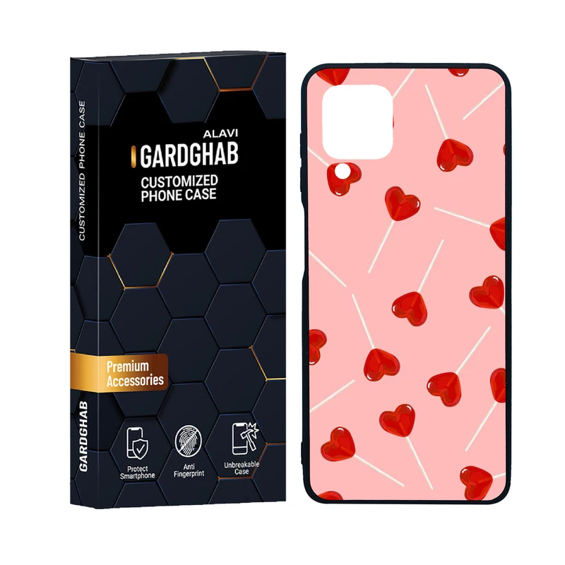 کاور گارد قاب علوی مدل دور ژله ای عاشقانه مناسب برای گوشی موبایل سامسونگ Galaxy M22 4G