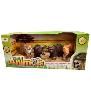 فیگور مدل Wild Animals کد 9981 بسته 4 عددی