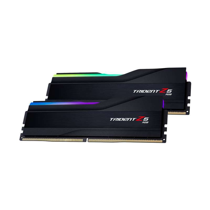 رم دسکتاپ DDR5 دو کاناله 5600 مگاهرتز CL30 جی اسکیل مدل TRIDENT Z5 RGB ظرفیت 32 گیگابایت