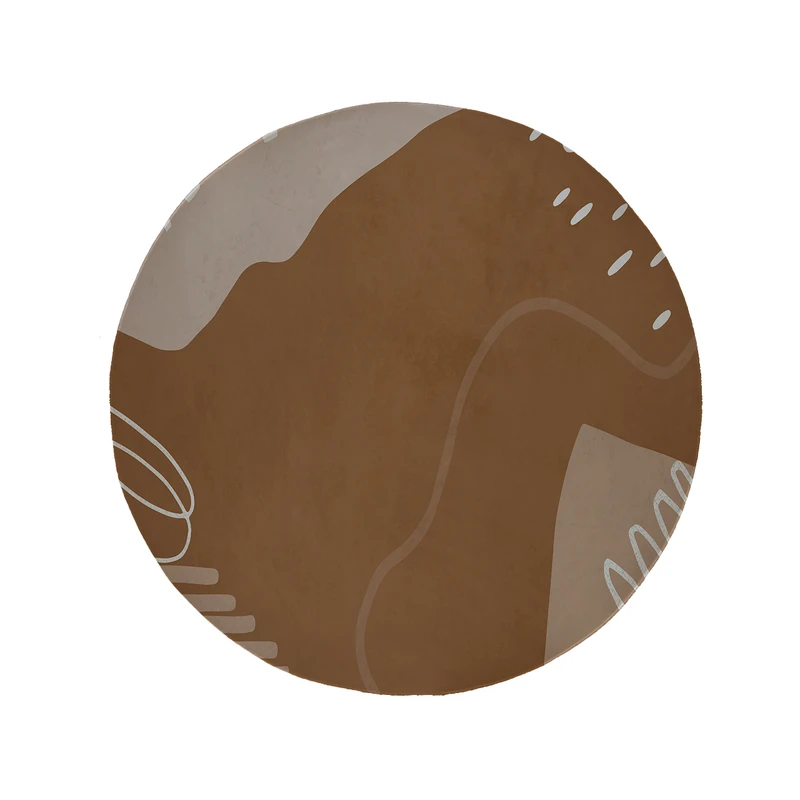 پادری مدل دایره طرح کلاسیک کد 8768 سایز 90 × 90 سانتی متر 