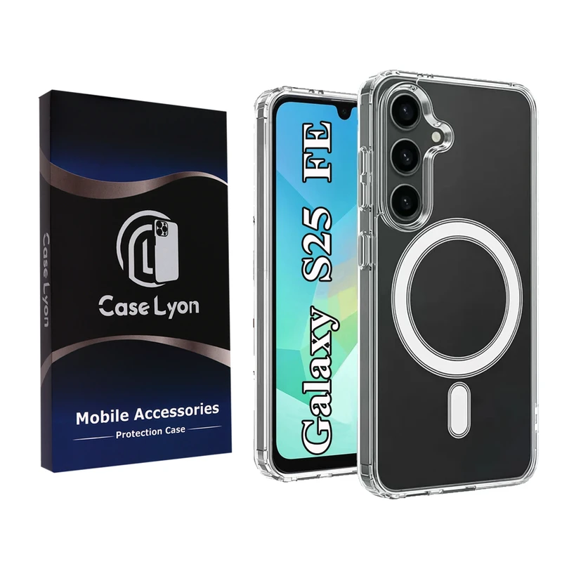 کاور کیس لیون مدل Clear Magsafe مناسب برای گوشی موبایل سامسونگ Galaxy S25 FE