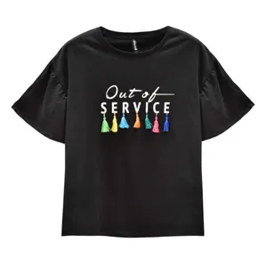 تی شرت آستین کوتاه زنانه استرادیواریوس مدل 002