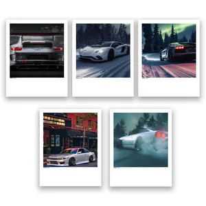 آویز تزیینی عرش مدل فانتزی ماشین کد Asa1035 مجموعه پنج عددی