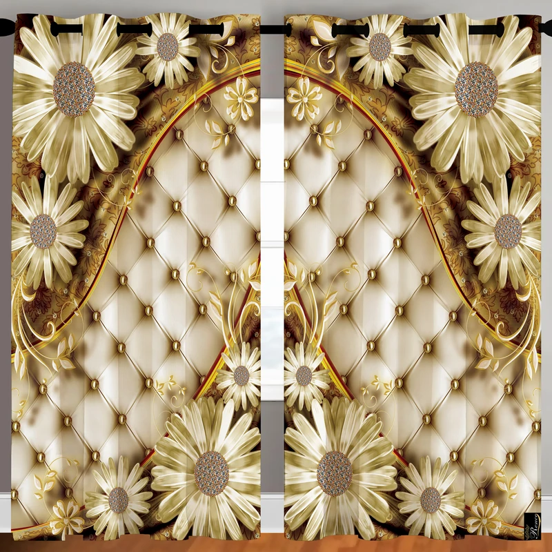 پرده رنس مدل C35-50817 سایز 270x140 سانتی متر