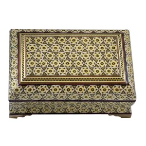 جعبه جواهرات خاتم کاری مدل 1 بسته 4 عددی