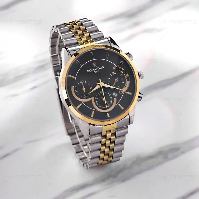 ست ساعت مچی عقربه ای زنانه و مردانه مدل 014