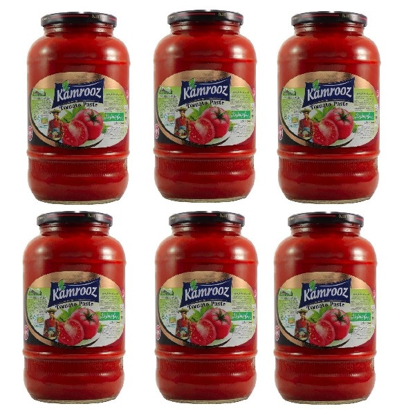 رب گوجه فرنگی کامروز - 1500 گرم بسته 6 عددی