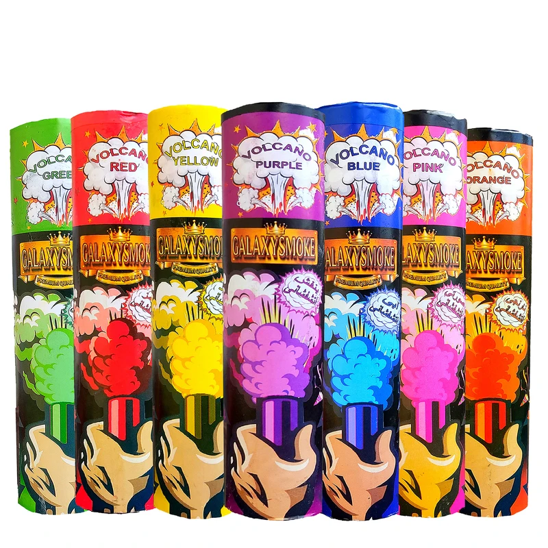 دود رنگی گلکسی اسموک مدل اَبری 50 ثانیه ای مجموعه 6 عددی 