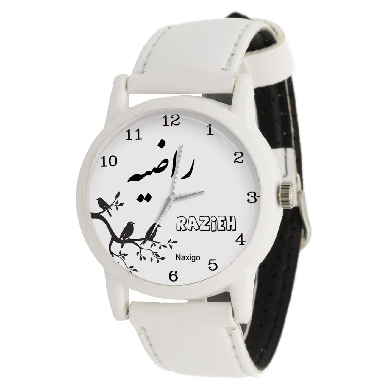 ساعت مچی عقربه ای زنانه ناکسیگو طرح راضیه کد LF3429 -  - 1