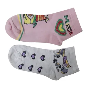 جوراب دخترانه کد 656 مجموعه 2 عددی