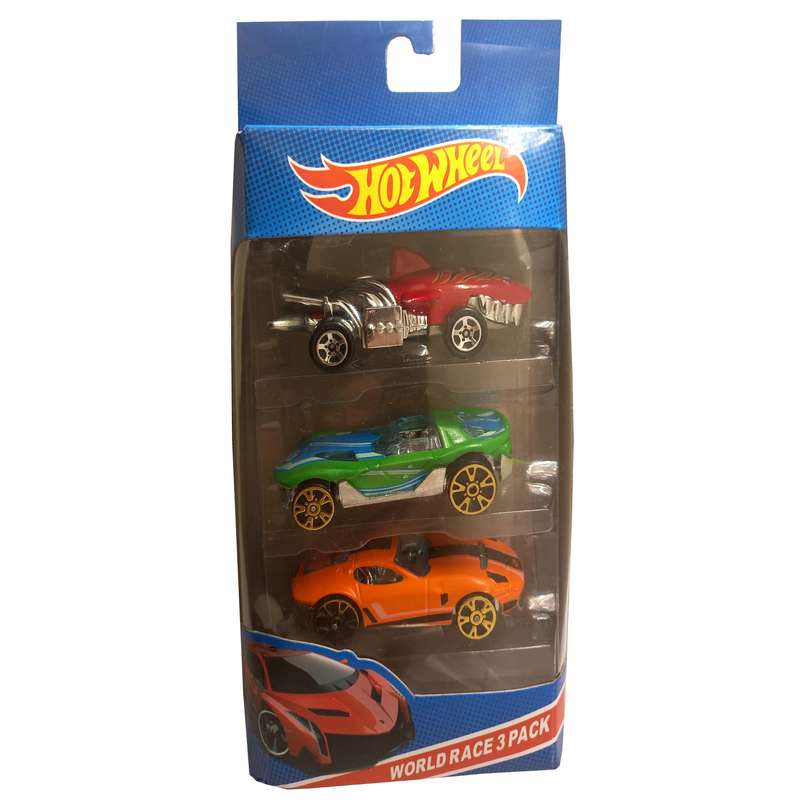 ماشین بازی هات ویلز مدل word race مجموعه 3 عددی 