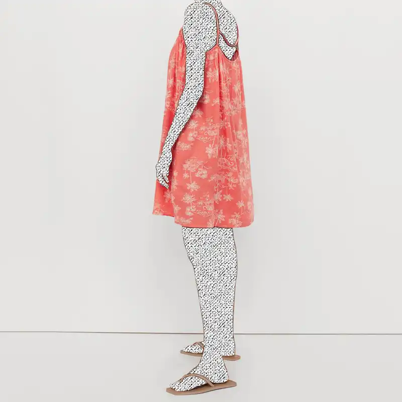 پیراهن زنانه اچ اند ام مدل 0930933