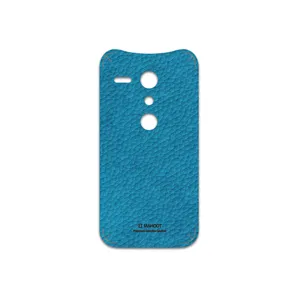 MAHOOT Blue-Leather Cover Sticker for Motorola Moto G