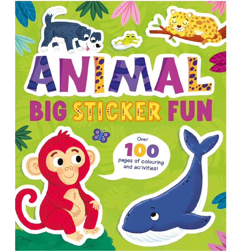 کتاب Animal Big Sticker Fun اثر جمعی از نویسندگان انتشارات ایگلوبوکس