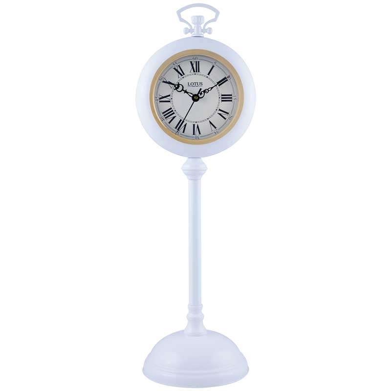 ساعت رومیزی لوتوس مدل 804 CLARA -WH