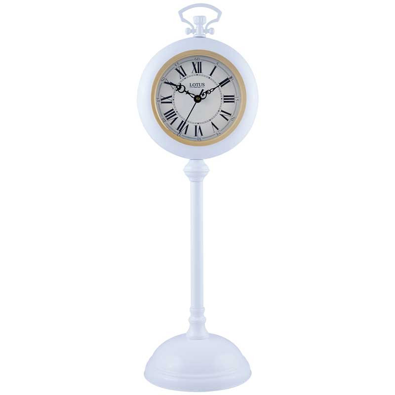 ساعت رومیزی لوتوس مدل 804 CLARA -WH