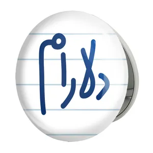 آینه جیبی خندالو طرح دلارام مدل تاشو کد 8303 