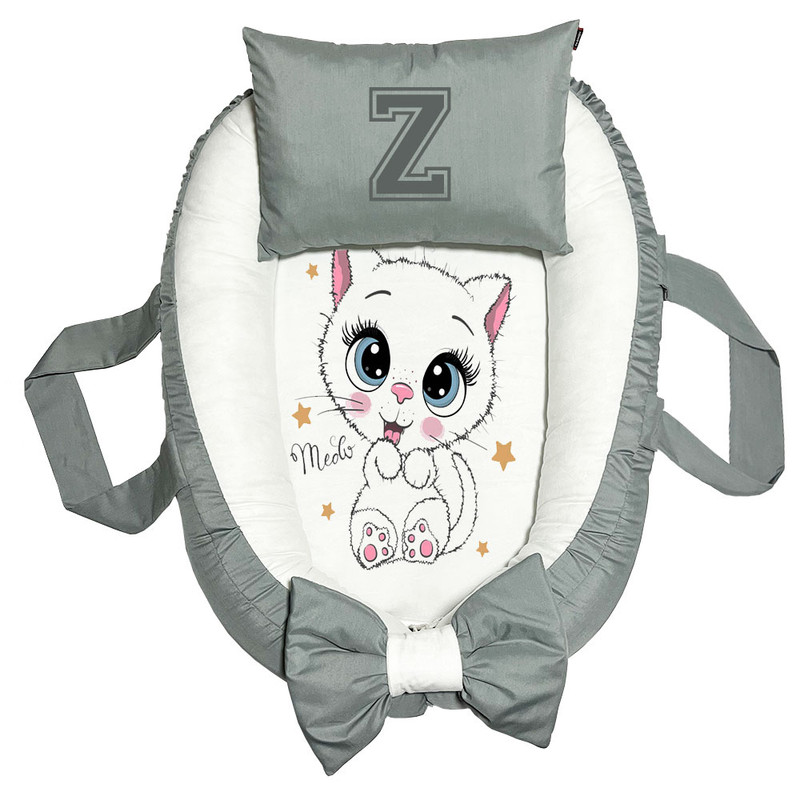 تشک غلت گیر نوزاد پاد آفرین مدل گربه طرح حرف Z