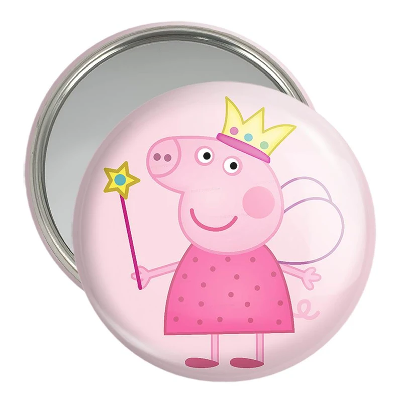 آینه جیبی خندالو مدل پپا انیمه پپاپیک Peppa pig  کد 22065