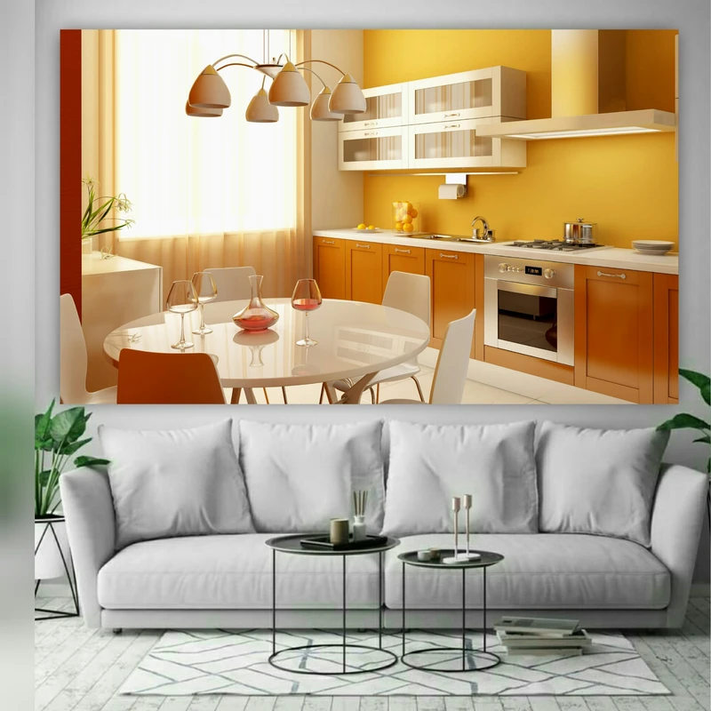 پوستر دیواری طرح دکوراسیون آشپزخانه که FP206