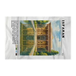 کاغذ کادو ترمه طراحان ایده مدل کاخ چهل ستون اصفهان کد map0804 سایز 57x37 سانتی متر