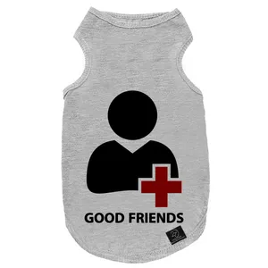 لباس سگ و گربه 27 مدل Good Friends کد MH982 سایز M