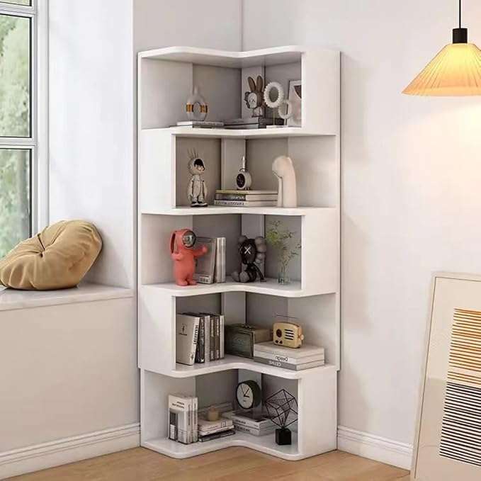 کتابخانه پنج طبقه مدل ال