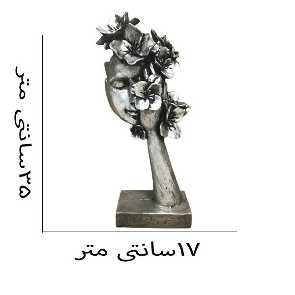 مجسمه مدل رخ گل چهره کد 02