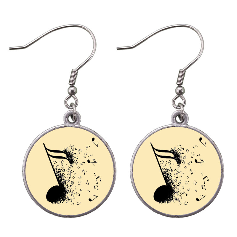 گوشواره دخترانه مدل موسیقی کد 501