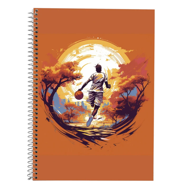 دفتر زبان 50 برگ مدوپد مدل سه خط طرح Gintama کد DF2634