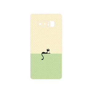 MAHOOT Minimal Internet Cat Icon Cover Sticker for Samsung Galaxy Note 8