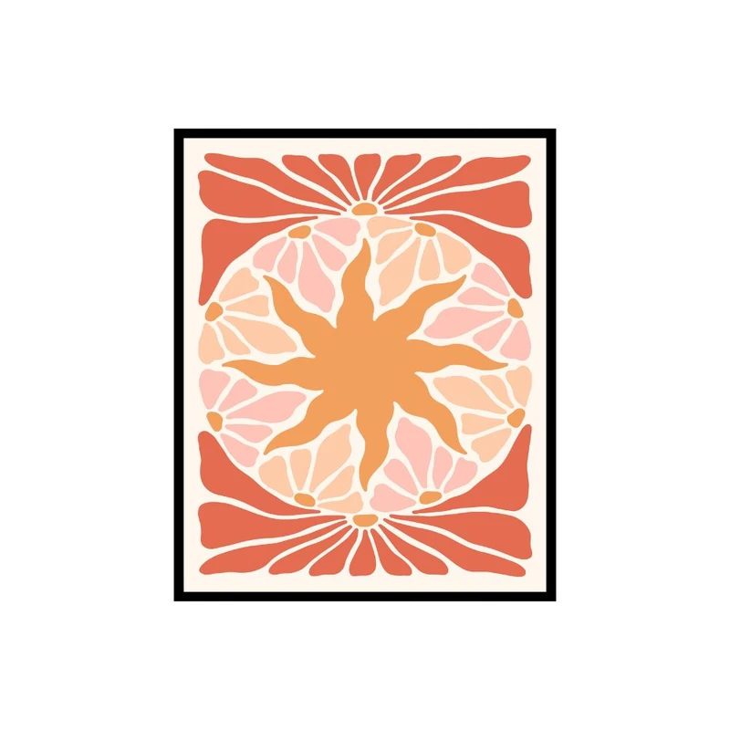 پوستر مدل چاپ خورشید