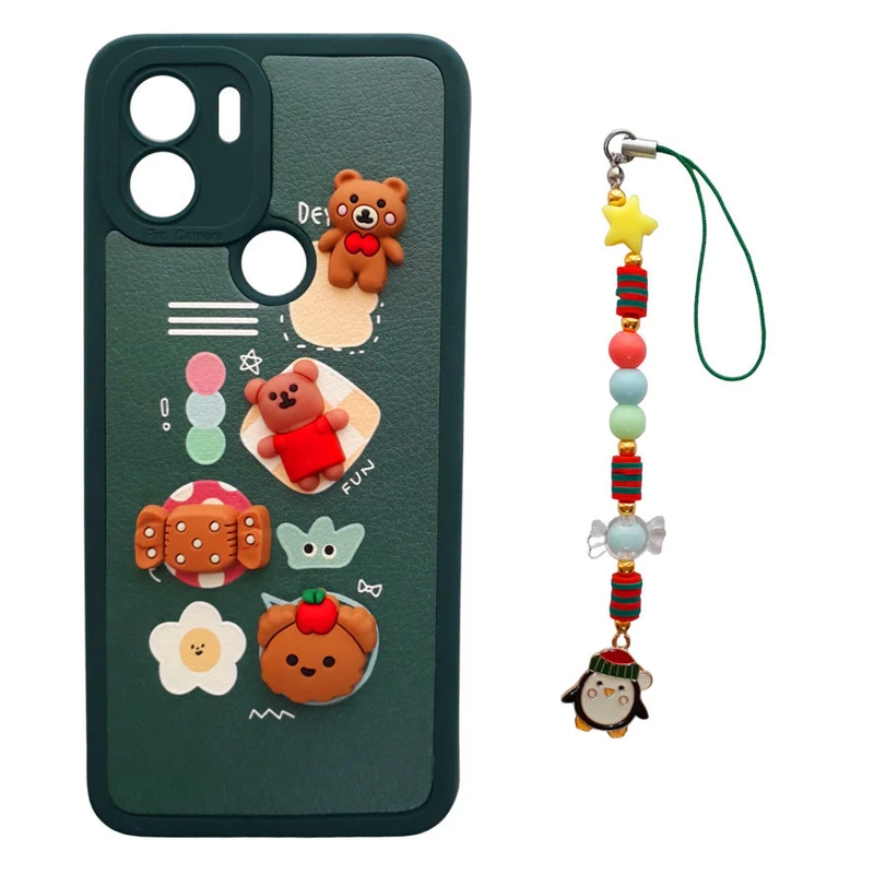 کاور مدل برجسته طرح Fun Day کد A10690 مناسب برای گوشی موبایل شیائومی Redmi A1 Plus / A2 Plus به همراه بند آویز
