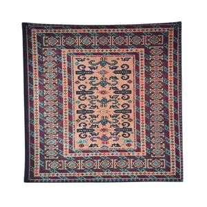 رومیزی مدل مخمل طرح گلیمی کد 122