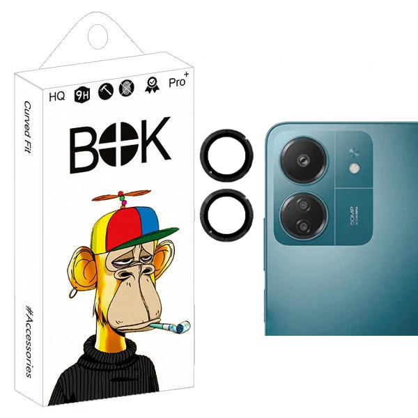 محافظ لنز دوربین رینگی بوک مدل LensFort مناسب برای گوشی موبایل شیائومی Redmi 13C